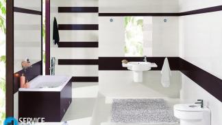 Отделка ванной комнаты — Красивые примеры современного интерьера!